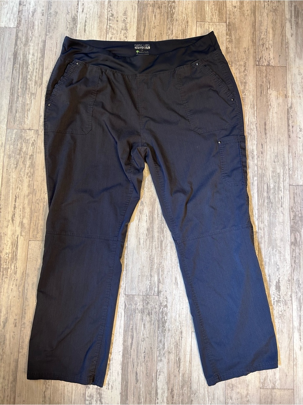 healing hands Dark Grey Scrub Pants Size 2X